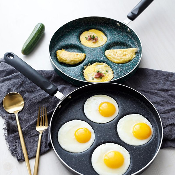 Maifan Stone Fried Egg Nonstick Pan Waffle Maker, Style: Open Fire, Diameter: 24cm (Green)