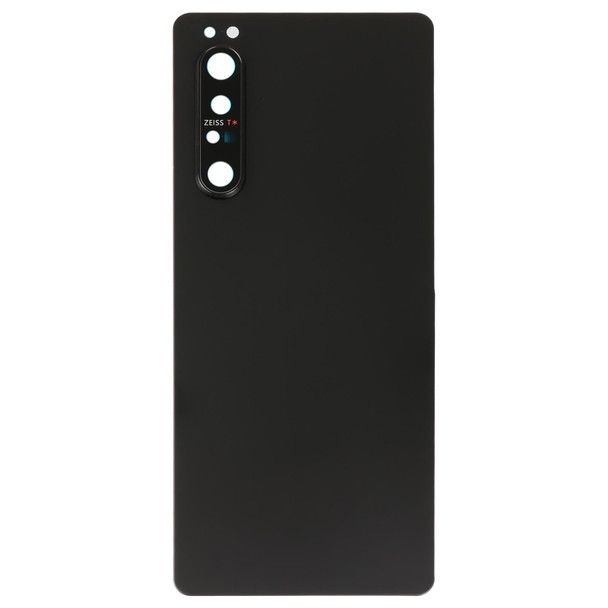 Original Battery Back Cover with Camera Lens Cover for Sony Xperia 1 II(Black)