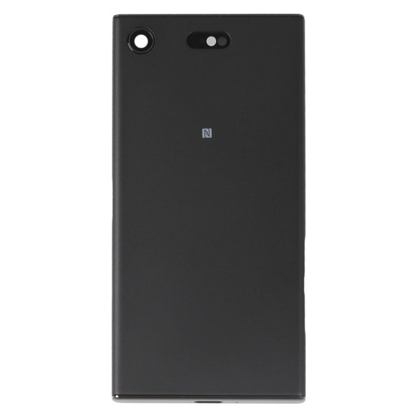 Original Battery Back Cover with Camera Lens Cover for Sony Xperia XZ1 Compact(Black)