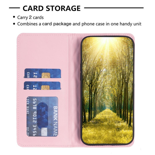 For Samsung Galaxy S20 FE Diamond Lattice Magnetic Leatherette Flip Phone Case(Pink)