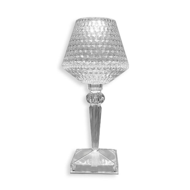 Bedside Crystal Table Lamp LED Wine Glass Night Light, Specification: Remote Control RGB16 Colors