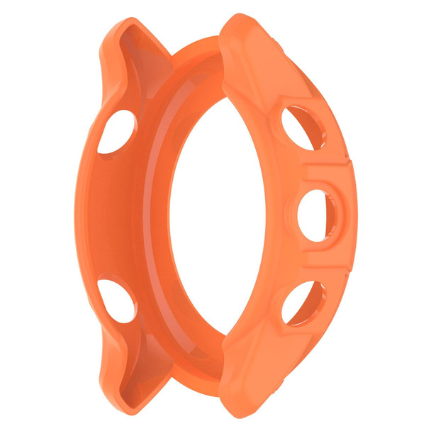 For Garmin Forerunner 255S TPU Armor Hollow Protective Case(Orange)