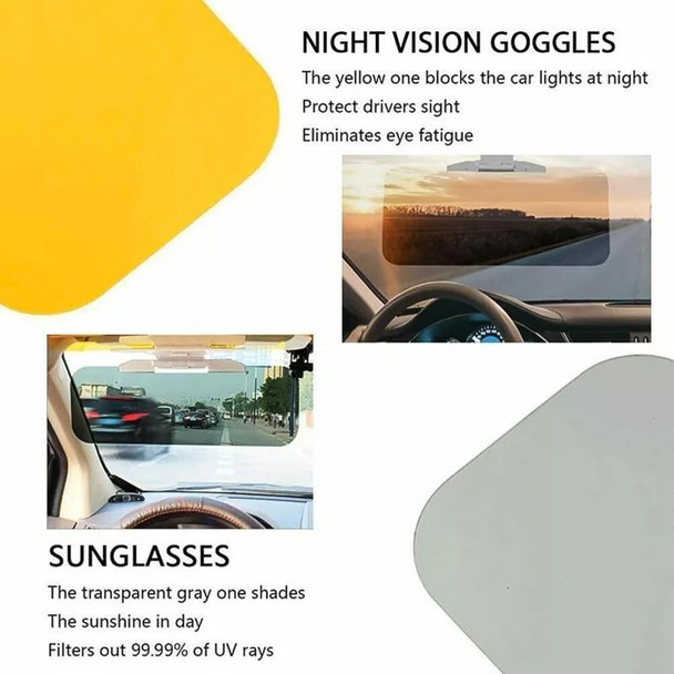 Car Stretch Day Night 2 in 1 Dazzling Goggle Sunshade