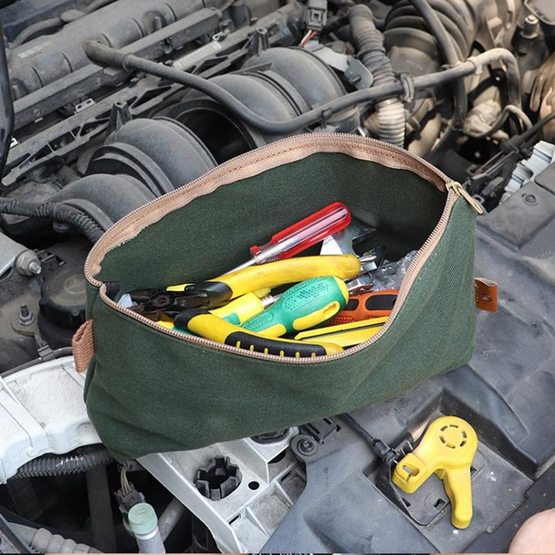 31 x 17 x 6cm Electrician Repair Hardware Tool Carrying Bag (Khaki)