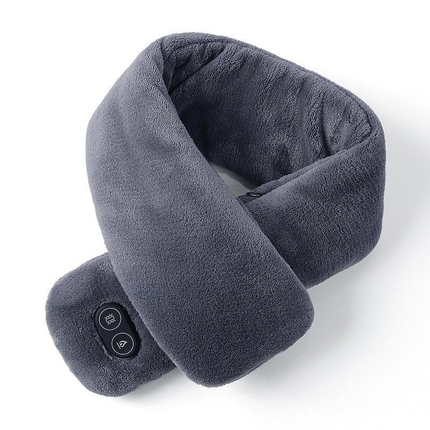 USB Charging Heating Massage Scarf Warmth Neck(Dark Grey)