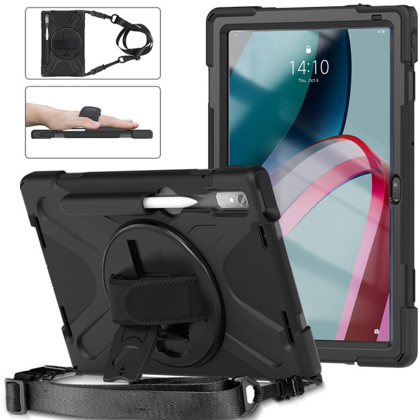 For Lenovo Pad Pro 11.2 2022 TB-138FC/132FU Silicone + PC Protective Tablet Case(Black)