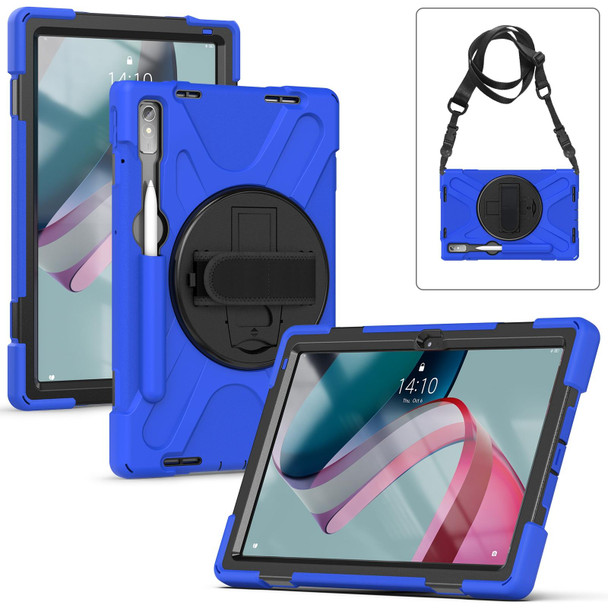 For Lenovo Pad Pro 11.2 2022 TB-138FC/132FU Silicone + PC Protective Tablet Case(Blue)