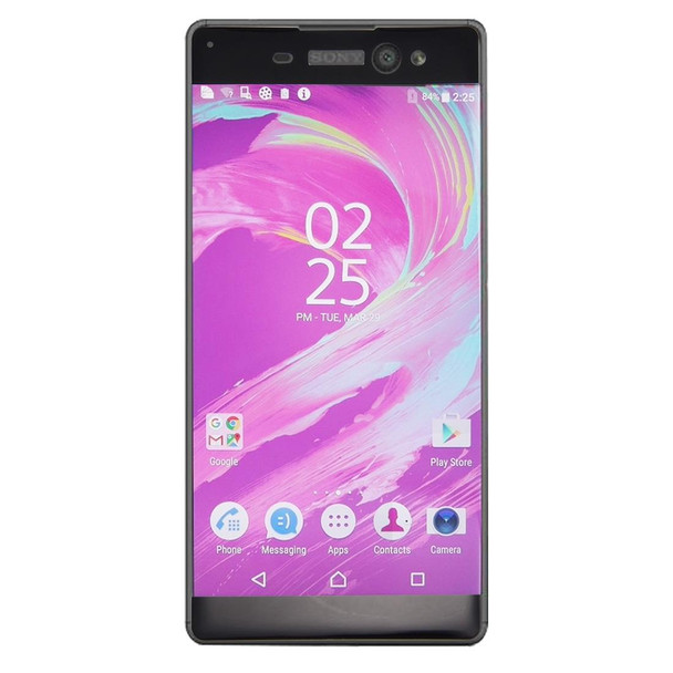 Sony Xperia XA Ultra 0.26mm 9H Surface Hardness Explosion-proof Colorized Silk-screen Tempered Glass Full Screen Film(Black)