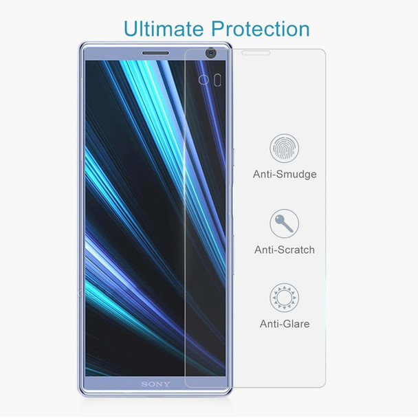 10 PCS 0.26mm 9H 2.5D Explosion-proof Tempered Glass Film for Sony Xperia XA3