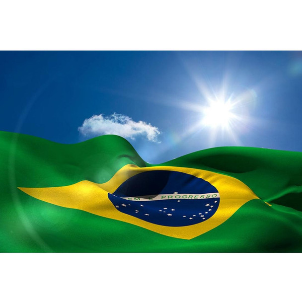 Polyester Material Brazil Flag, Size: 150*90cm