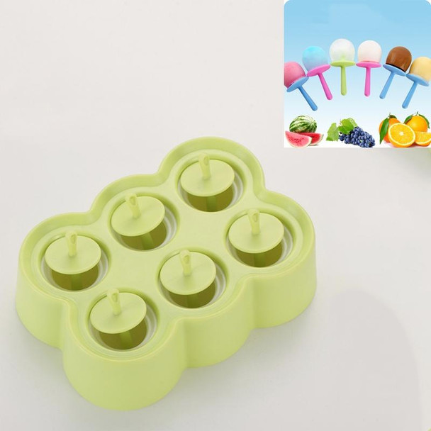 Mini DIY Creative Popsicle Mould Environmentally Friendly Silicone Ice Cube Ice Cream Mould, Style:Rectangular(Green)