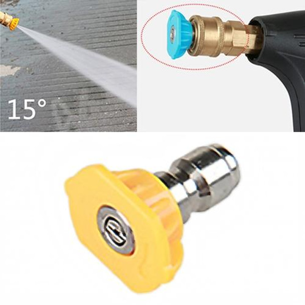 High Pressure Car Wash Gun Jet Nozzle Washer Accessories, Nozzle Angle: 15 Degree