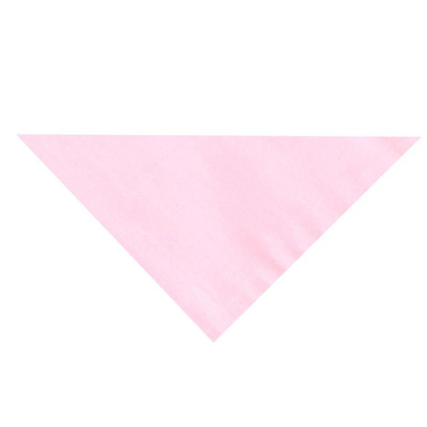 2 PCS Pet Birthday Saliva Towel Double Cotton Triangle Scarf(Pink)