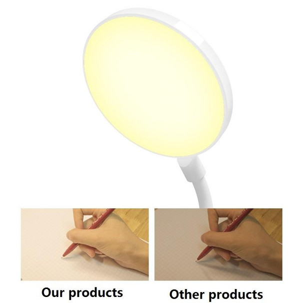 Charging 2500mAh LED Clip Desk Lamp USB Eye Protection Bedside Lamp
