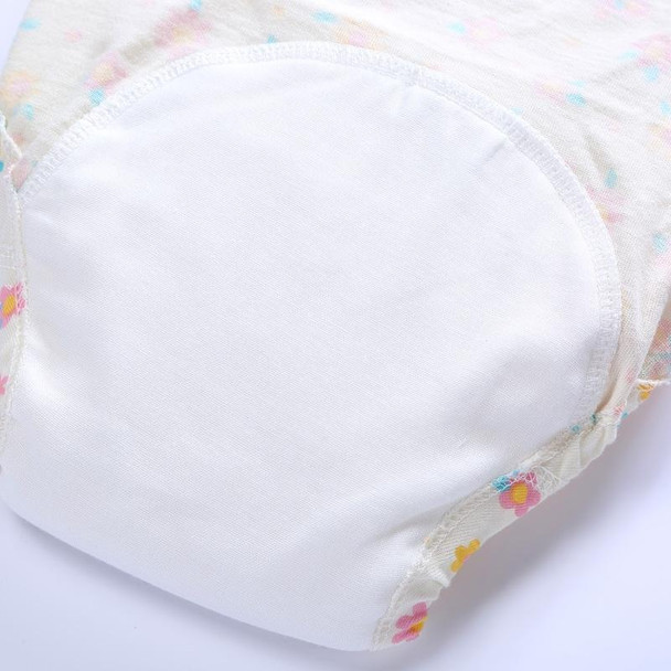 Baby Cotton Washable Four-layer Gauze Diaper, Suitable Height:90 Yards(Sky)