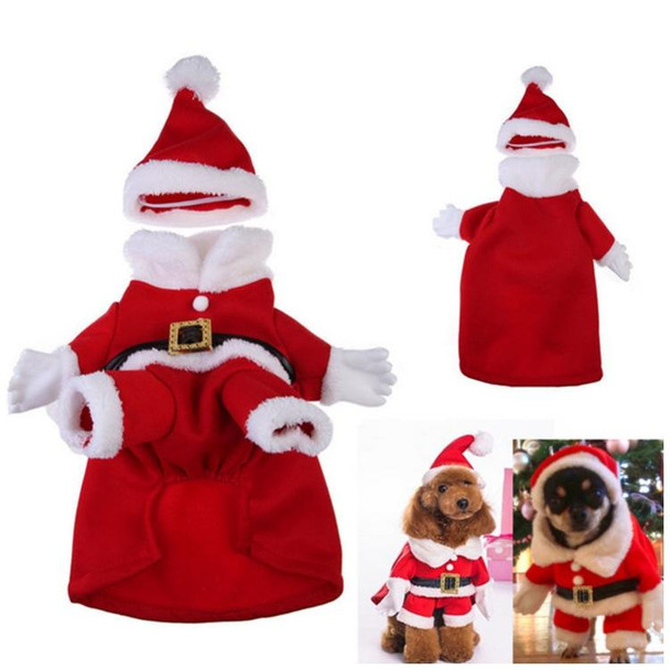 Pet Three-Dimensional Christmas Suit, Size: S