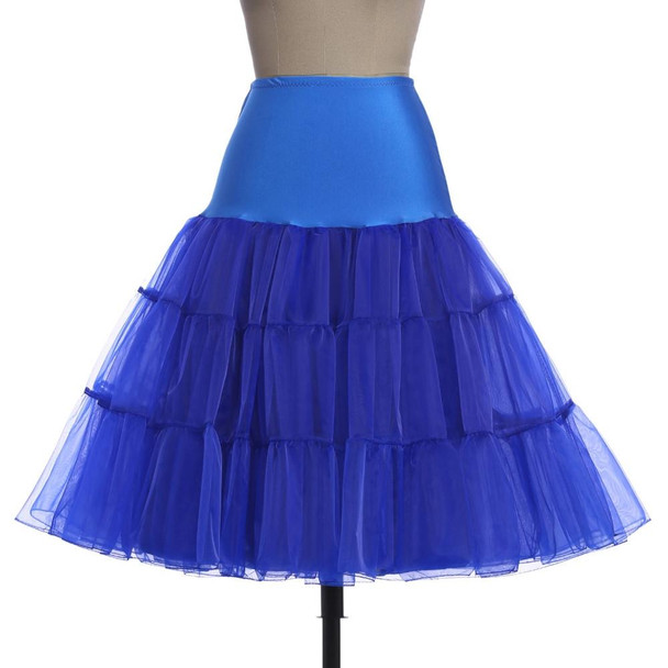 2 PCS Boneless Skirt Rock Ball Pettiskirt Short Skirt, Size:One Size(Blue)