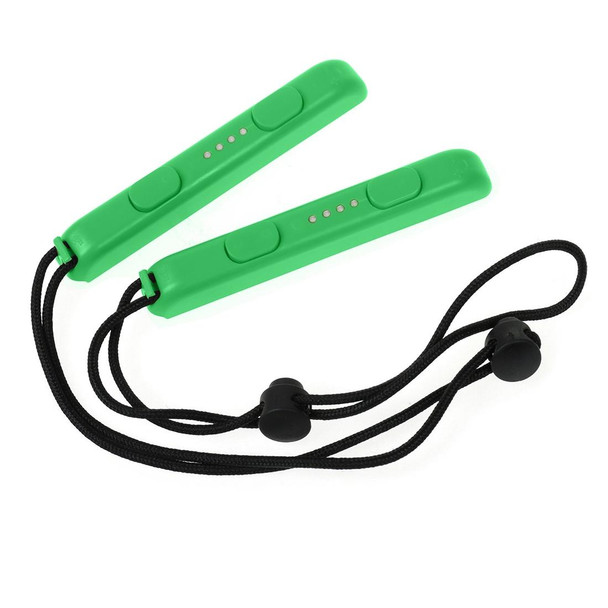 1 Pair Wrist Rope Lanyard Games Accessories for Nintendo Switch Joy-Con(Green)