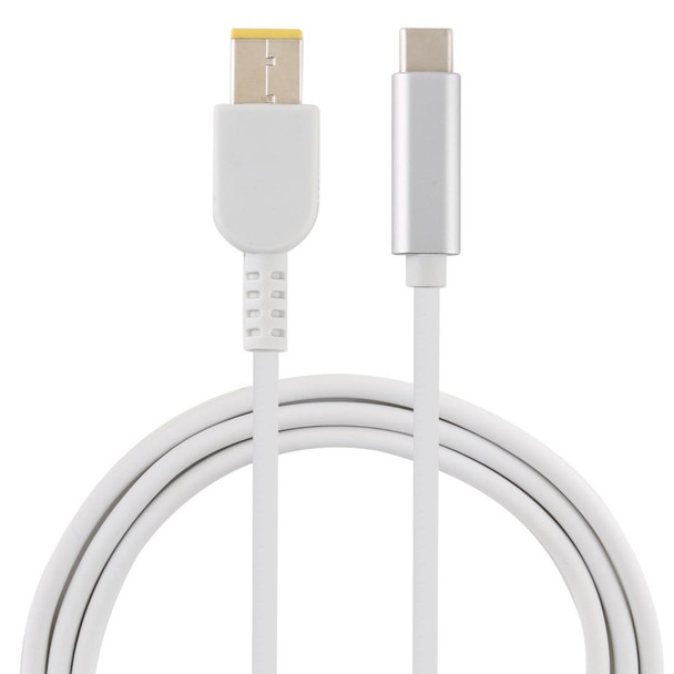 USB-C / Type-C to Big Square Male Laptop Power Charging Cable for Lenovo, Cable Length: about 1.5m