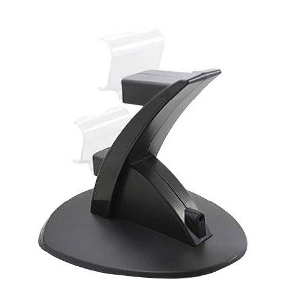 2 x USB Charging Dock Station Stand / Controller Charging Stand for PS4(Black)