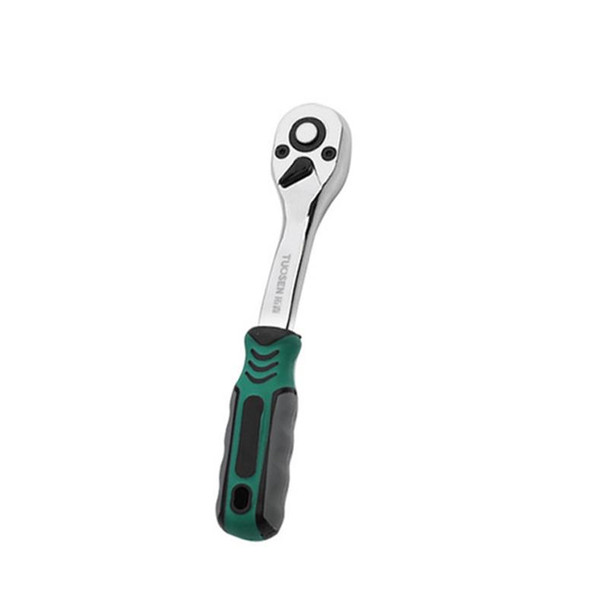 TUOSEN Quick-release Socket Wrench Curved Handle Ratchet Spanner, Size:S