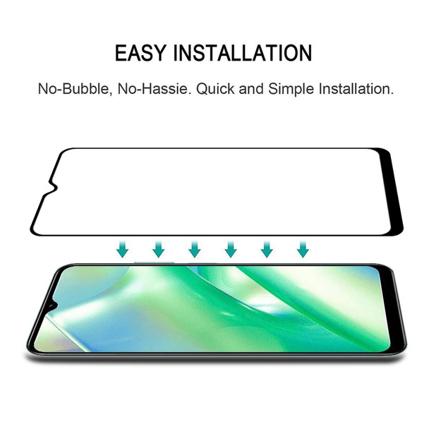 For Realme 10 25pcs Full Glue Full Screen Tempered Glass Film