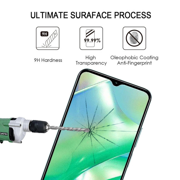 For Realme 10 25pcs Full Glue Full Screen Tempered Glass Film