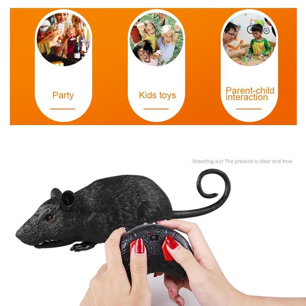 Tricky Funny Toy Infrared Remote Control Scary Creepy Mouse, Size: 21*7cm