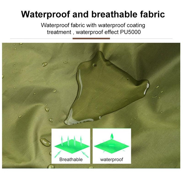 35L Adjustable Waterproof Dustproof Backpack  Rain Cover Portable Ultralight Protective Cover(Black)