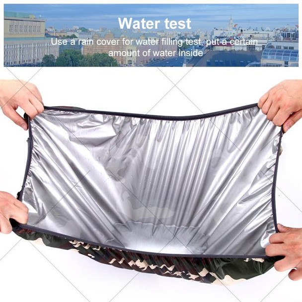 45L Adjustable Waterproof Dustproof Backpack  Rain Cover Portable Ultralight Protective Cover(Orange)