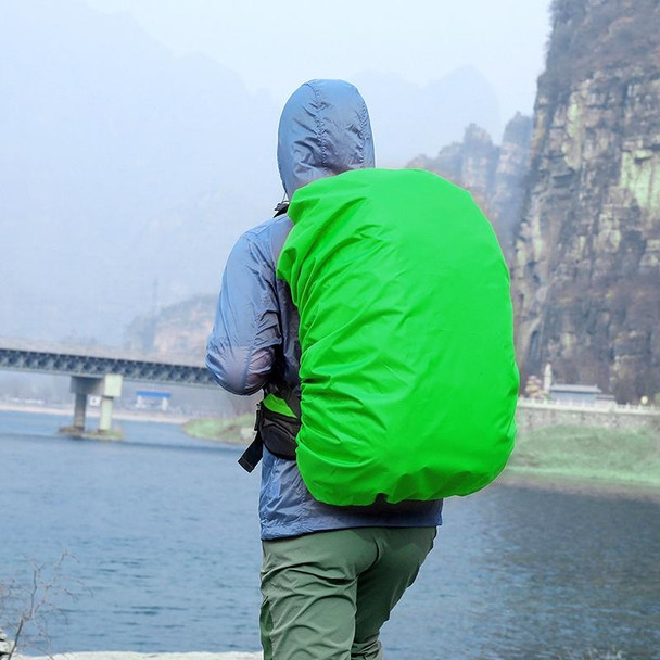 35L Adjustable Waterproof Dustproof Backpack  Rain Cover Portable Ultralight Protective Cover(Green)