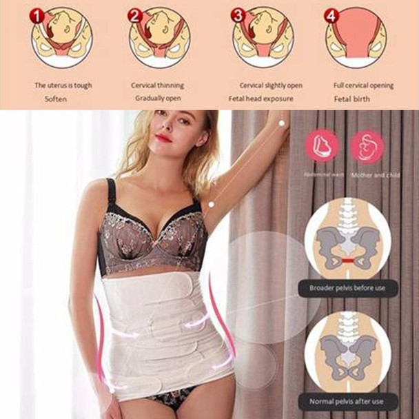 Abdominal Belt Pregnant Women Postpartum Body Waist Belt, Size:L(Pink)