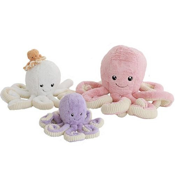 Creative Cute Octopus Plush Toys Children Gifts, Height:80cm(White)