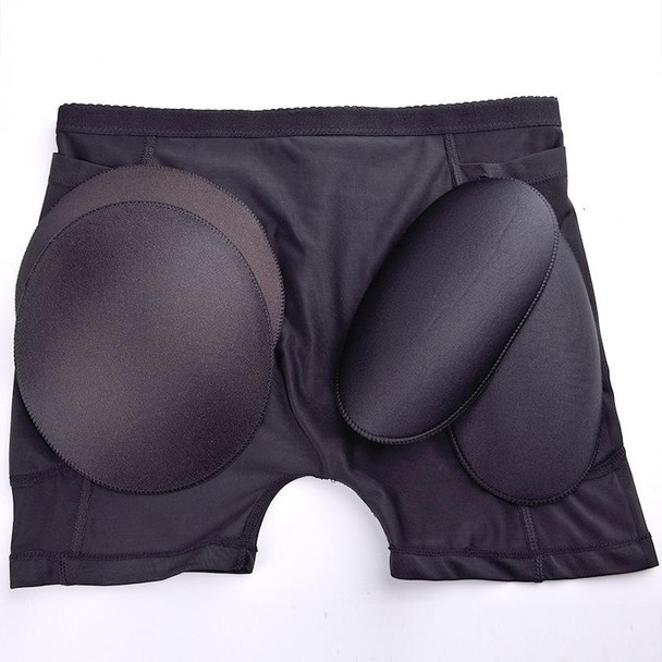 Full Buttocks and Hips Sponge Cushion Insert to Increase Hips and Hips Lifting Panties, Size: L(Black)