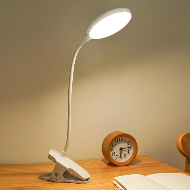 Charging 1200mAh  LED Clip Desk Lamp USB Eye Protection Bedside Lamp