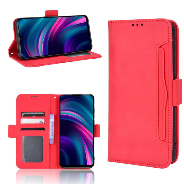 BLU G51 Plus Skin Feel Calf Pattern Leatherette Phone Case(Red)