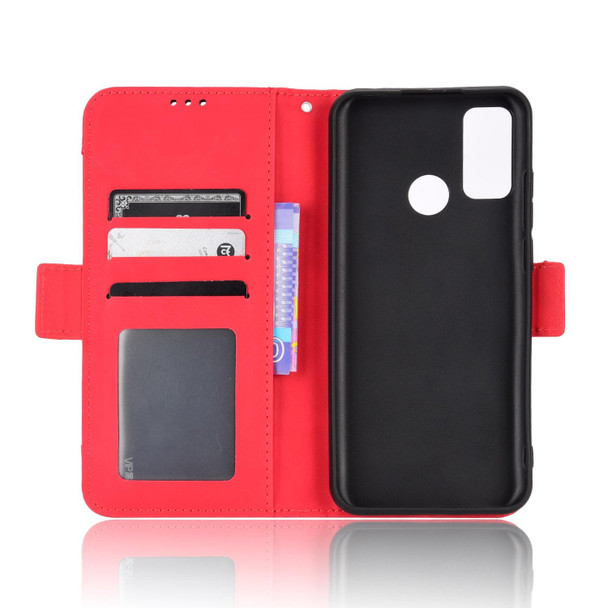 BLU G51 Plus Skin Feel Calf Pattern Leatherette Phone Case(Red)