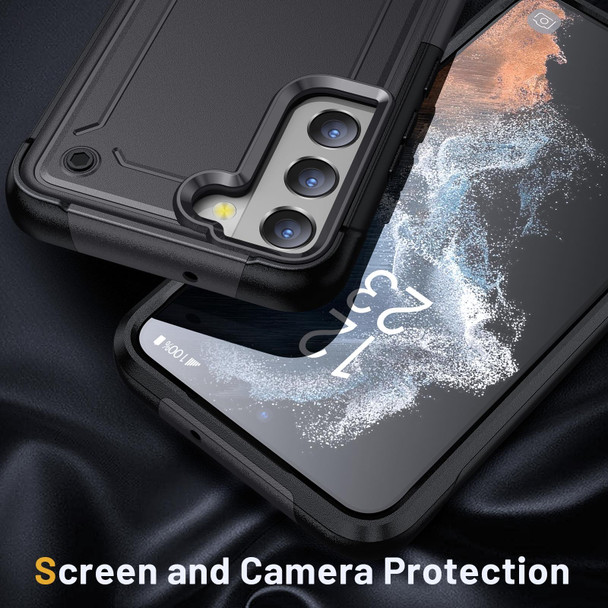 For Samsung Galaxy S21 5G 2 in 1 Soft TPU Hard PC Phone Case(Grey)