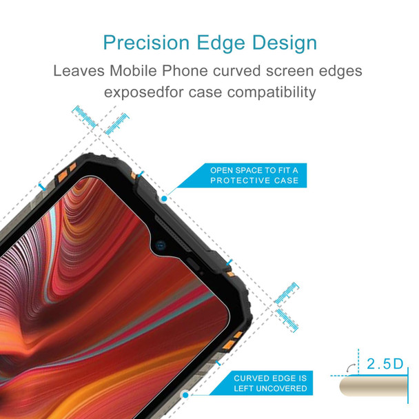 50 PCS 0.26mm 9H 2.5D Tempered Glass Film - Doogee S96 Pro
