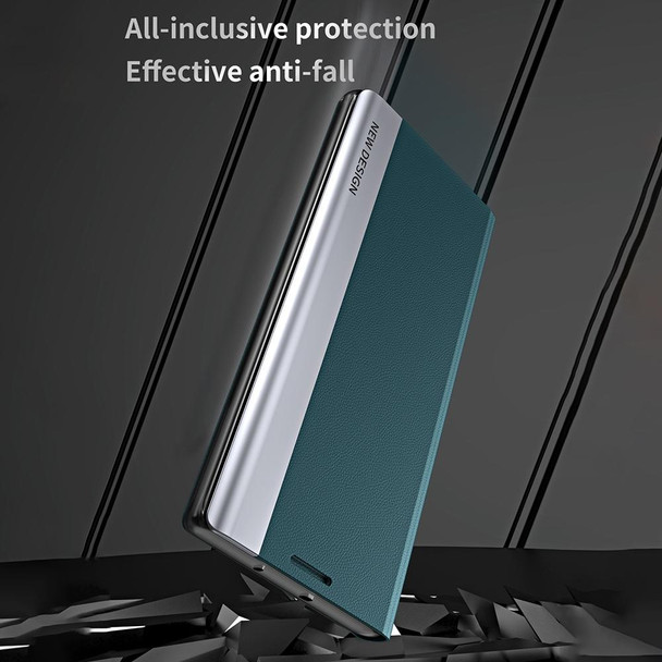 For Xiaomi 12T / 12T Pro / Redmi K50 Ultra Side Electroplated Magnetic Leather Phone Case(Silver)