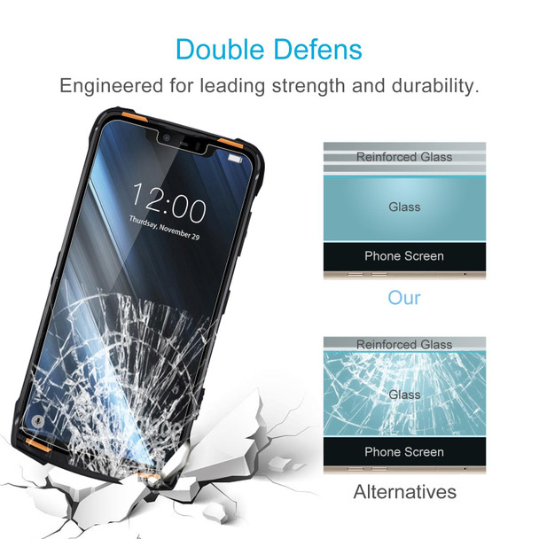 Doogee S90C 50 PCS 0.26mm 9H 2.5D Tempered Glass Film