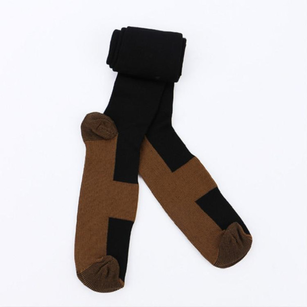 Nylon Outdoor Sports Socks Fiber Stockings, Size:S/M(Black)