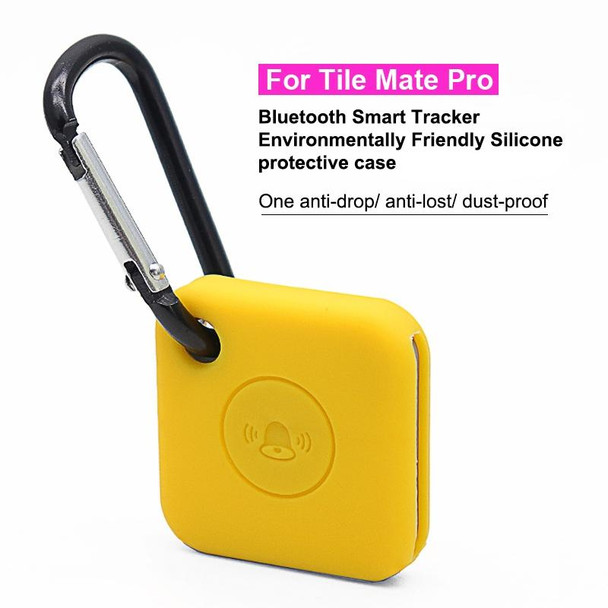 Bluetooth Smart Tracker Silicone Case for Tile Mate Pro(Black Blue)