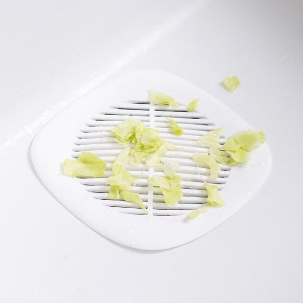 Square Sink Filter Bathroom Anti-hair Toilet Floor Drain Cover Home Kitchen Sewer Pool Filter(Light Blue)