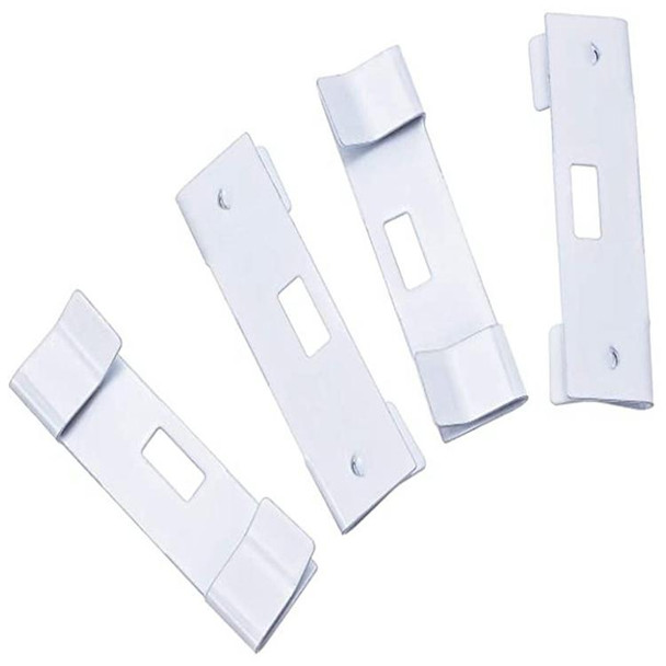 12 PCS / Set Venetian Blinds Metal Clip Hanging Piece Curtain Accessories(White)