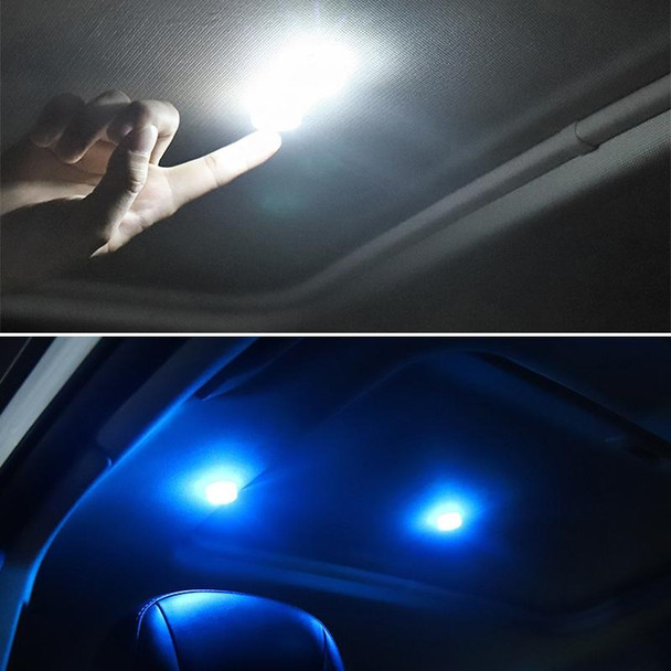 Car LED Interior Touch Light with A Button Battery (Pink Light)