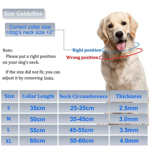 Cloth Tape Paste Detachable Training Stimulation Dog Collar, Size: L 3.5mm x 55cm(Ordinary)