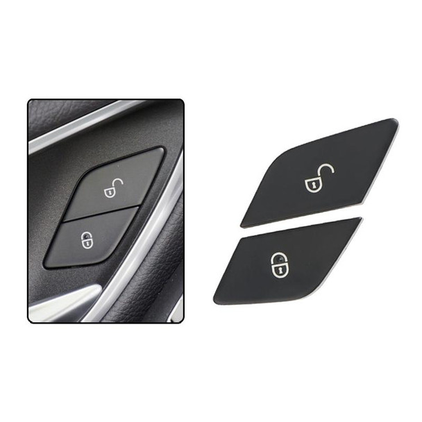 For Mercedes-Benz E-Class 2016-2021 Left Driving Car Left Side Door Lock Switch Buttons 2059055251 (Black)