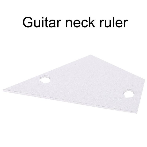 2PCS Aluminum Silver Leveling Ruler Guitar Repair Measuring Ruler Tools