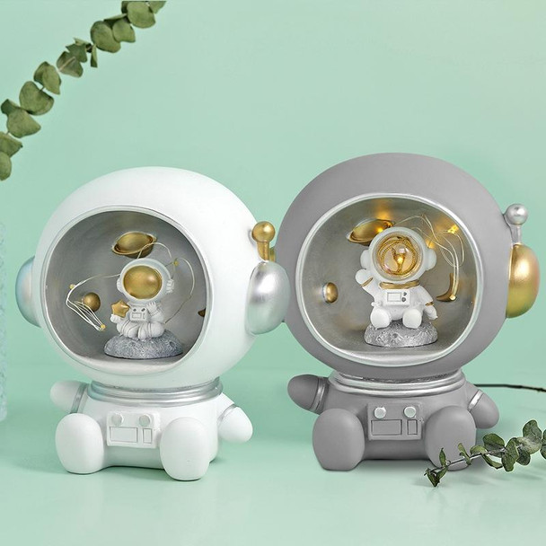Astronaut Star Lights Ornaments Home Resin Night Light(Daylight Helmet)